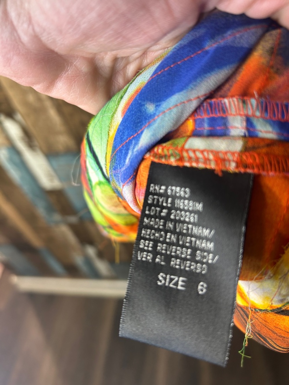 S.L. Fashions Vibrant Multicolor Tie-Dye Sleeveless dress - Picture 10 of 16